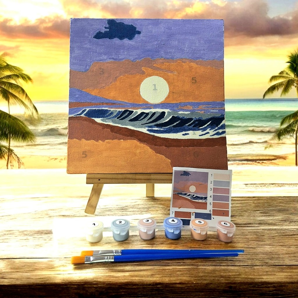 

DIY Paint By Numbers Kit 1 Set - Beach L - SFO Semarang Official