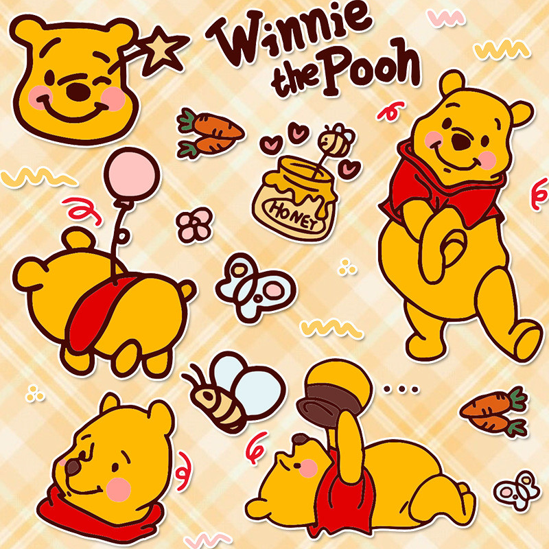 Stiker Kartun/Stiker Kotak Penyimpanan Stiker Mobil/Stiker Badan Mobil Antiair Elektrik Dekoratif Lu