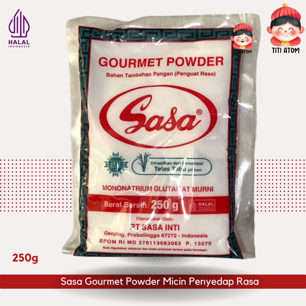 

Sasa Gourmet Powder Bumbu Micin Penyedap Rasa 250g