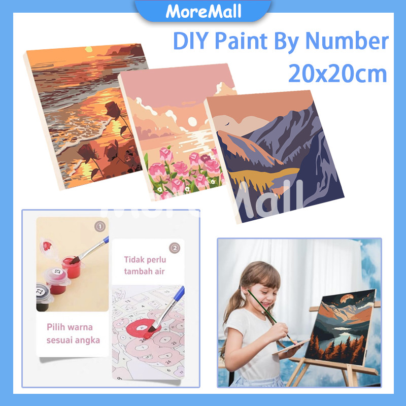 

Paint By Number 20x20 Nature Series DIY / Digital Painting Kit