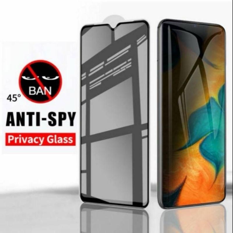 Tempered glass anti spy full list hitam vivo Y12i Y12S Y15 Y15A Y15S Y16 Y17 Y17S Y19 anti gores viv