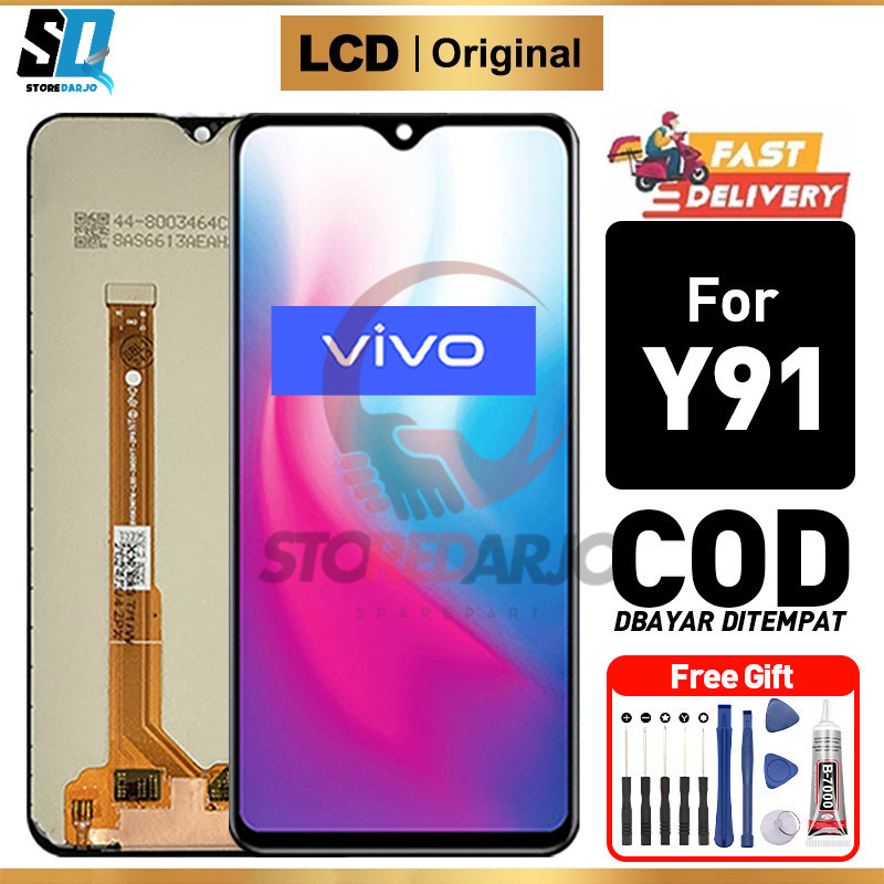 LCD VIVO Y91 Original fullset ori  Touchscreen hp Layar ponsel Glass Touch Screen Digitizer