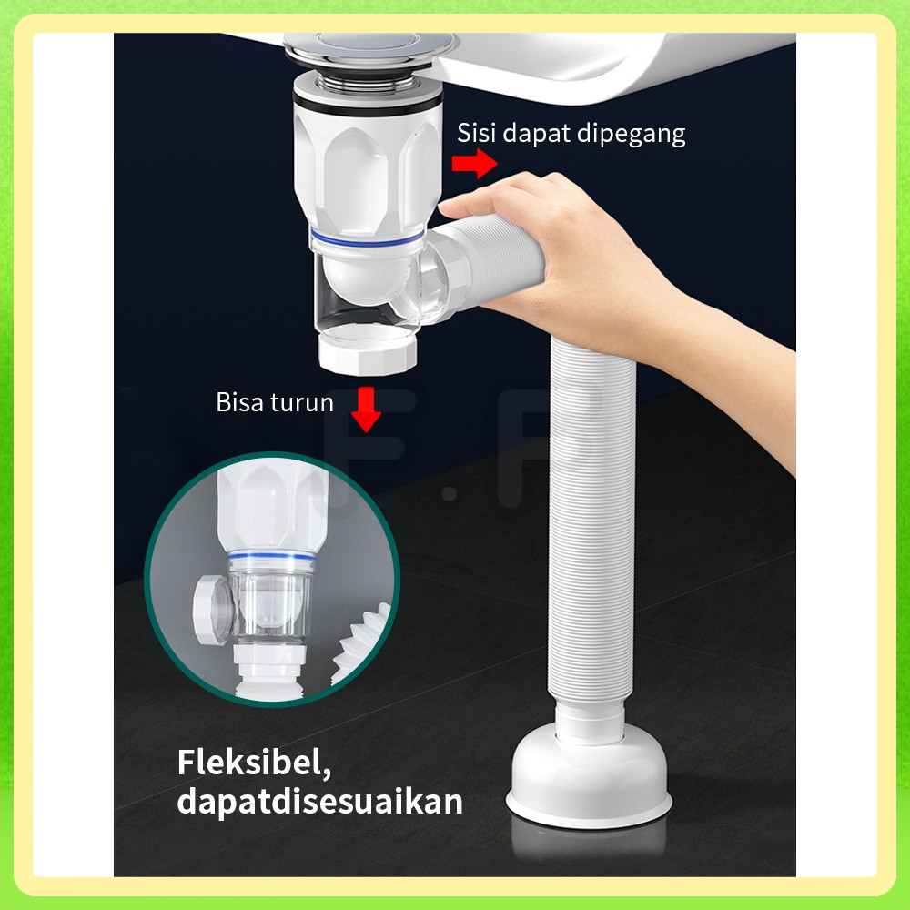 Selang Wastafel Afur Wastafel Cuci Piring Selang Cuci Piring Fleksibel Afur Hose Saringan Cuci Pirin