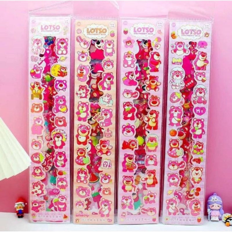 

(TOS) stiker lotso karakter papan isi banyak