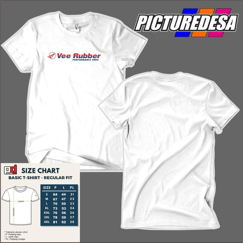 KAOS T-shirt VEE RUBBER BAN DRAG THAILAND / kaos atasan pria wanita