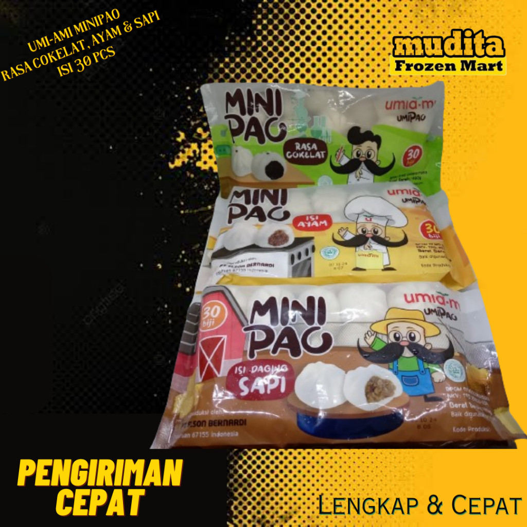 

UMIA-MI BAKPAO MINI 3 RASA ISI 30 PCS