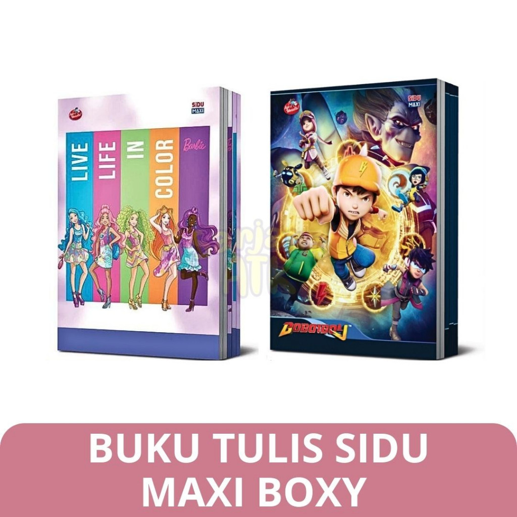 

Buku Tulis Sinar Dunia Sidu Maxi Boxy Isi 42 Lembar Per Pack Isi 5 Pcs