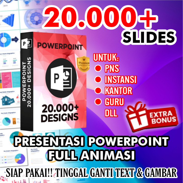 20000 Slide Presentasi Animasi Powerpoint