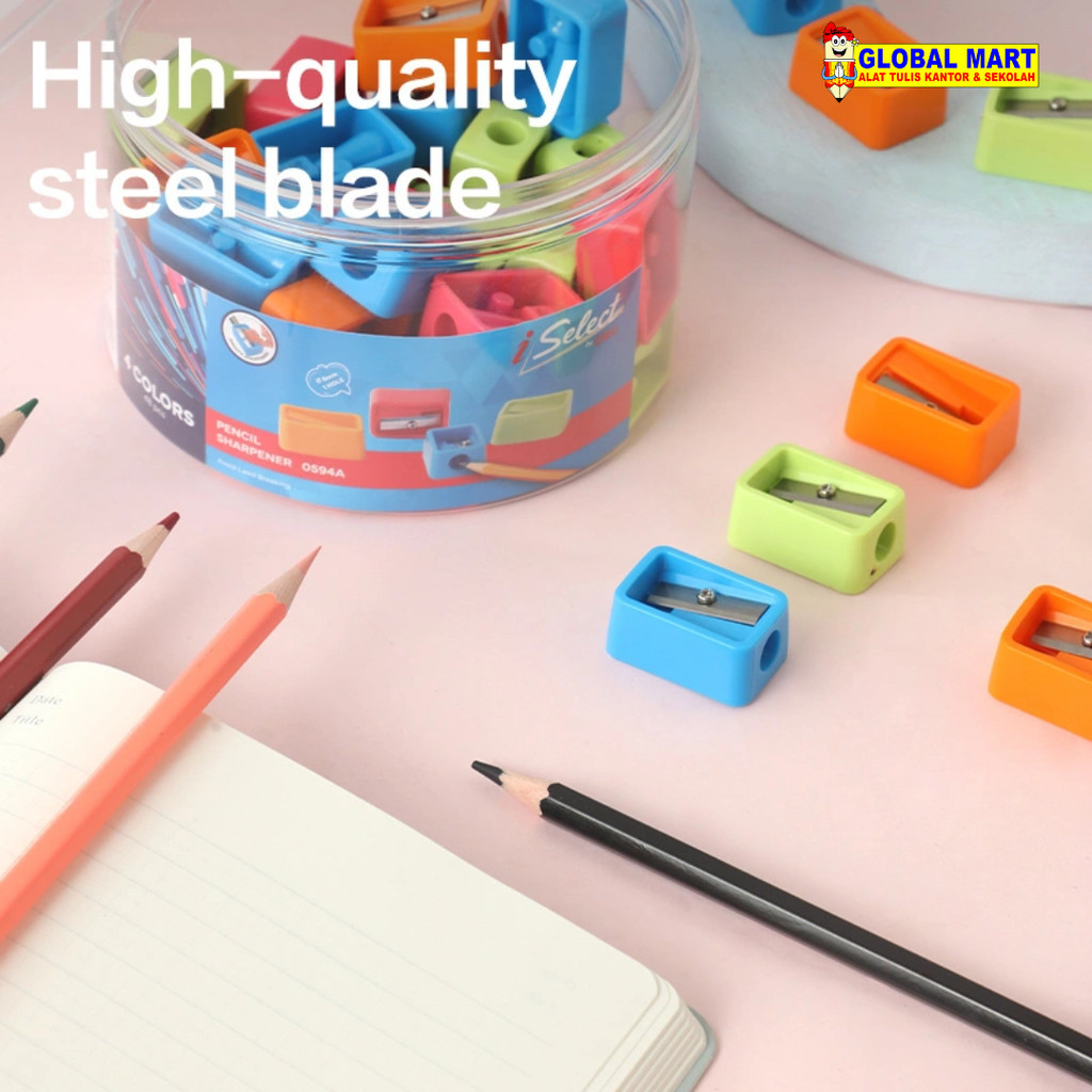 

Rautan Pensil Deli E0594A 1 Lubang Warna Ceria untuk Pensil Grafit 6.9-8mm