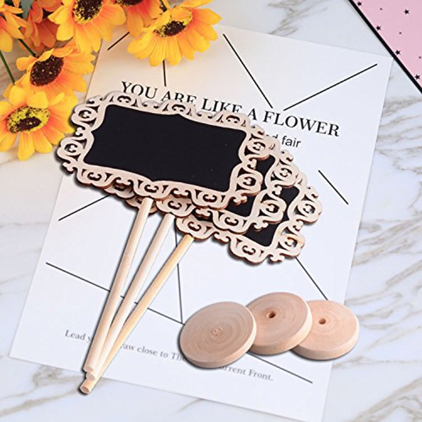 

10pcs Papan Tulis Kapur Mini 10pcs Mini Stand Board Mini Chalkboard Mini Black Board