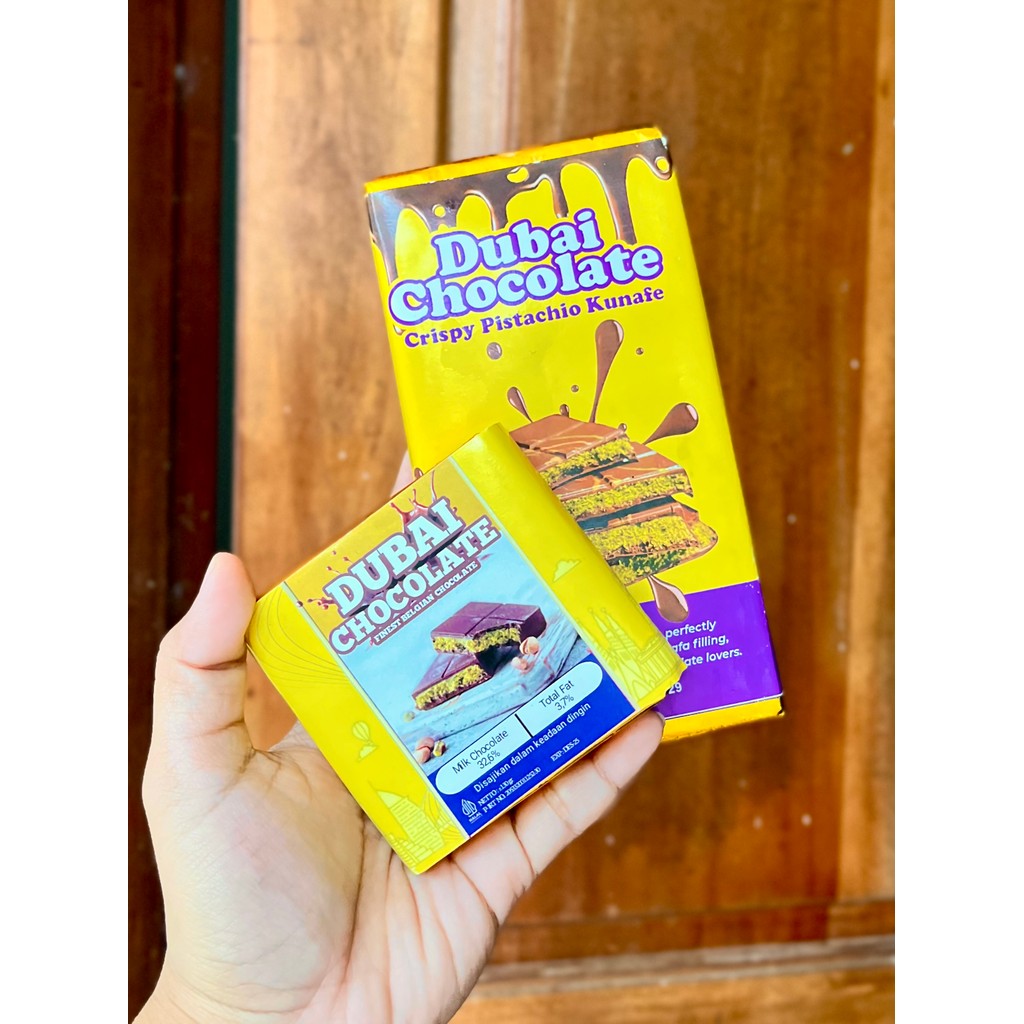 

[ KECIL & BESAR ] COKLAT DUBAI VIRAL Coklat dubai viral kunafa asli murah Cokelat Manis Chocolate PistachiO
