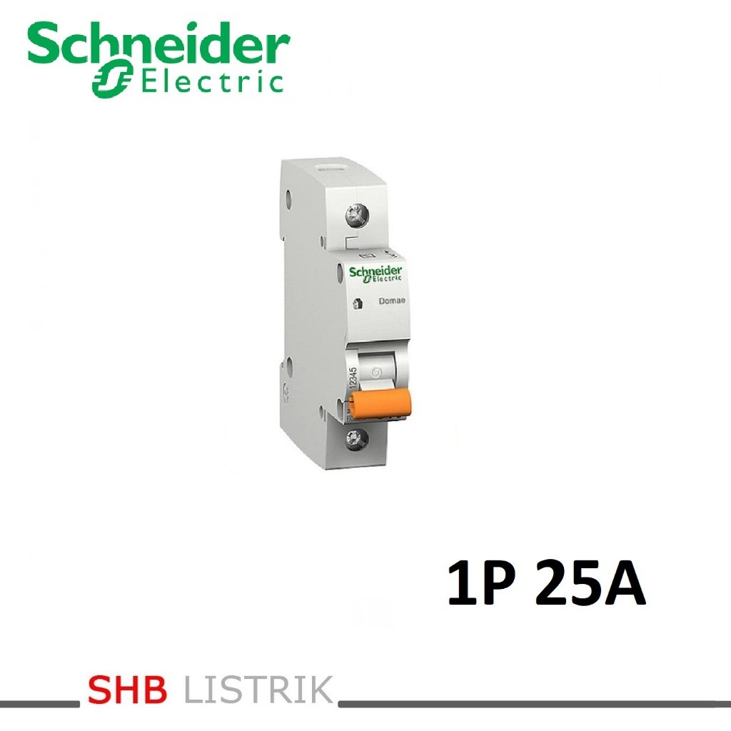 MCB SCHNEIDER 25A 1 Phase / MCB 25 Ampere