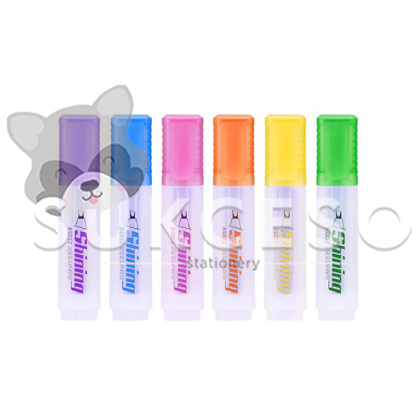 

BaoKe Highlighter Set Isi 6 MP4910-6 - Spidol Warna Penanda Murah
