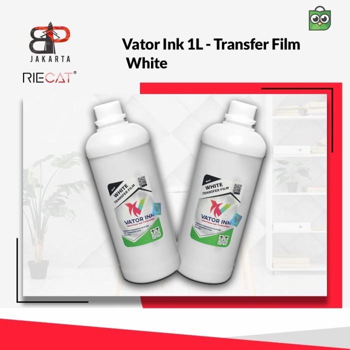 

[Promo]Terjangkau Tinta DTF VATOR Premium Quality Sablon DTF Hasil Pekat White - 1Liter