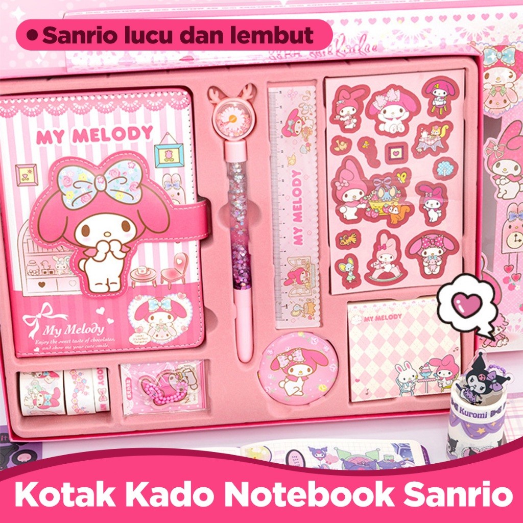 

MaFaBaBe Set Hadiah Buku Harian 9 In1 Gift Set Anak Hadiah Ulang Tahun Set Buku Tulis Catatan Anak