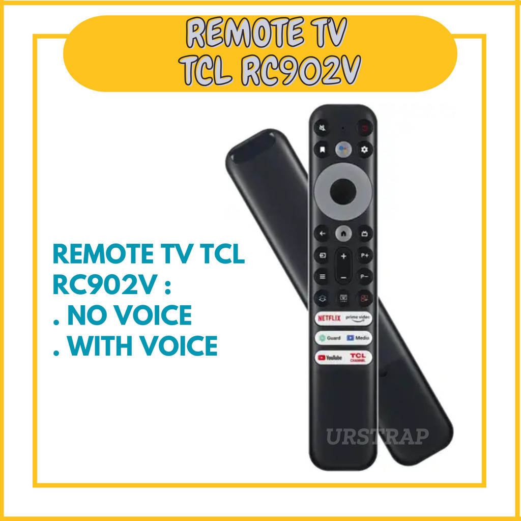 Remot Tv TCL Smart Tv Android LCD LED No Voice / With Voice