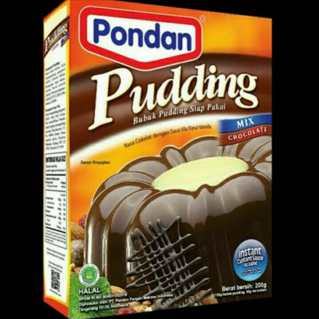 

PONDAN PUDDING MASAK COKLAT 200 GRAM - ABO