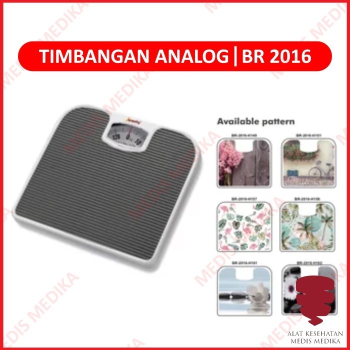 Timbangan Analog Manual BR2016 Pengukur Berat Badan Medis Serenity Medis