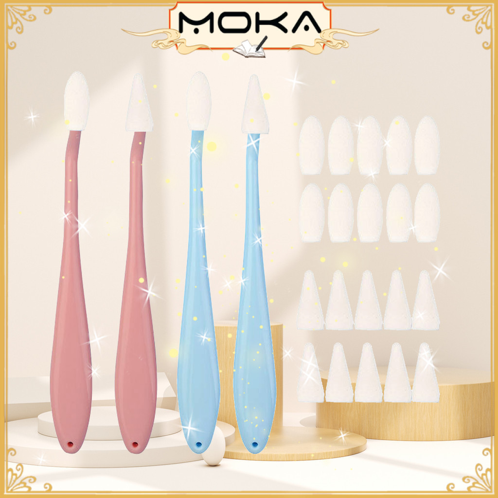

MOKA BLENDING BRUSH FOR SKETCH PAINTING / ALAT BLENDING SKETSA LUKISAN ISI 2 PCS + 20 REFILL MKA161