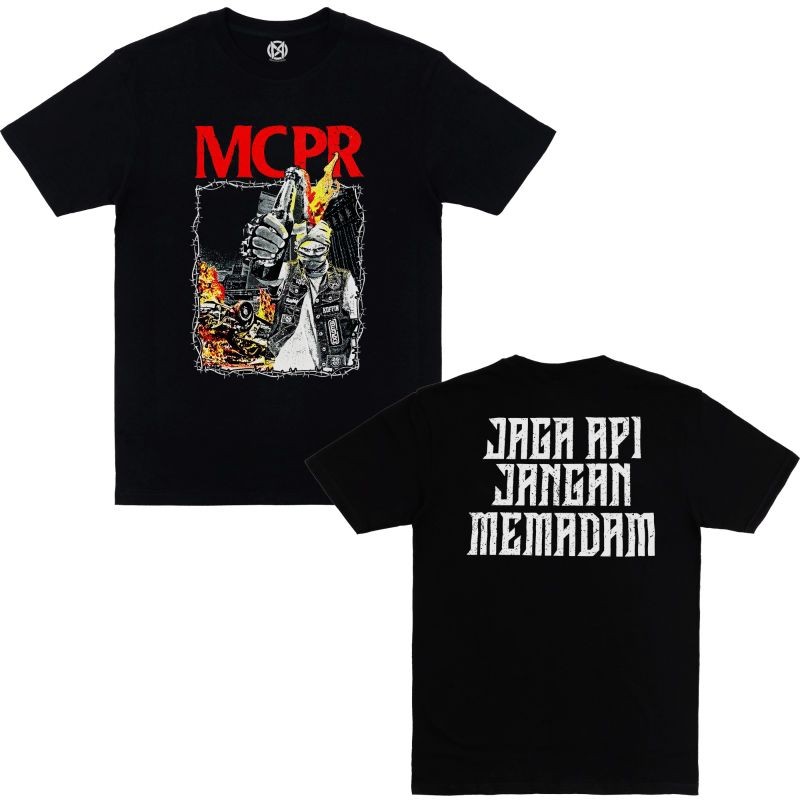 MCPR - Jaga Api Jangan Memadam - TShirt Band MCPR/ Kaos Band MCPR Punk