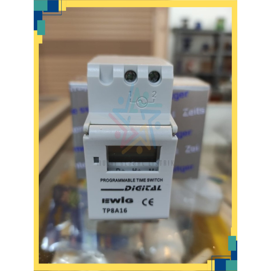 TIMER DIGITAL EWIG TP8A -16 / DIGITAL TIMER WEEKLY EWIG 220VAC