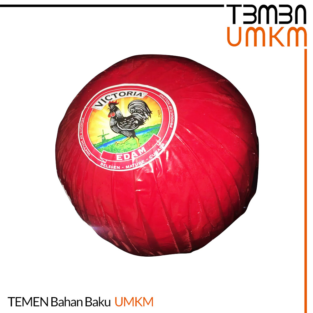 

Victoria De Jong Keju Edam Ball 1.7 Kg - 1.9 Kg - Keju Premium untuk Olahan Makanan