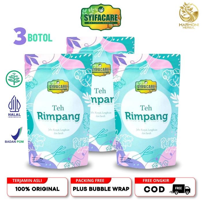 

Paket 3 Pouch Teh Rimpang Syifacare | Teh Rimpang Celup Subur Rahim Resep Dr Zaidul Akbar - 1 Pouch