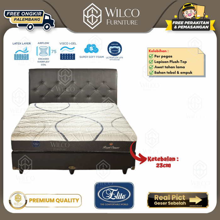 Kasur Springbed  Elite Royal Crown | Kasur Latek Kasur Orthopedic | Matras Murah Palembang