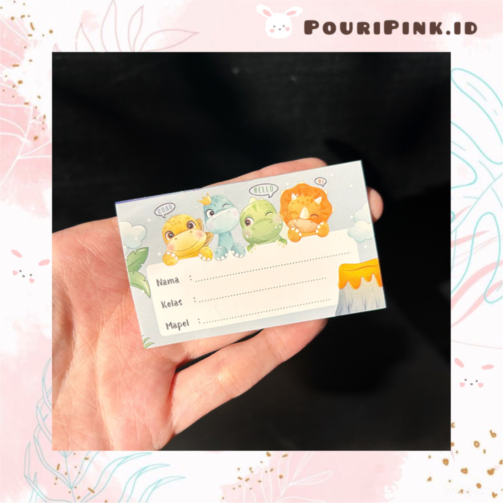 

Stiker Mata Pelajaran isi 20 pcs Dinosaurus Sticker Mapel Buku Sekolah Anak Stationery Atk Mtp Banjar Martapura PouriPink.id