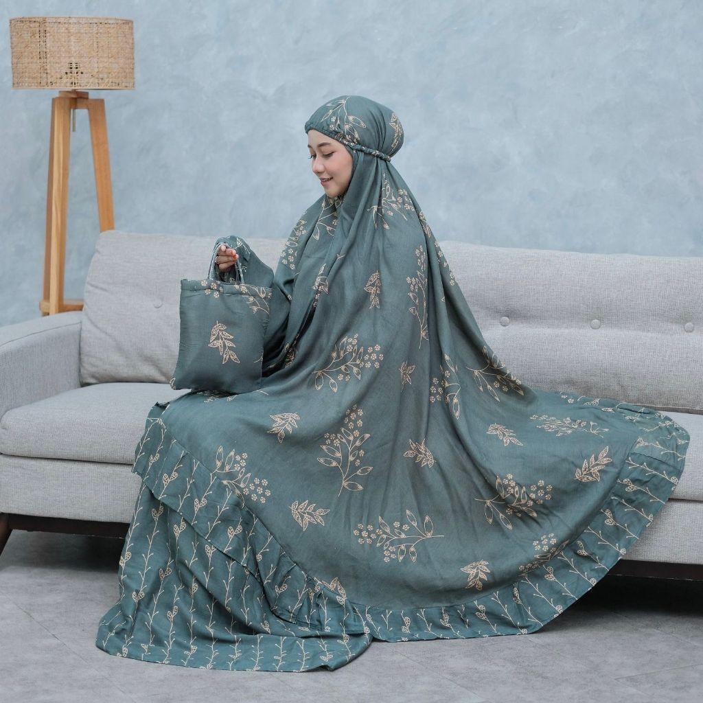 BAHAN ADEM / GSM - MUKENA RAYON BALI DEWASA JUMBO / MUKENA DEWASA JUMBO MOTIF / MUKENA TRAVELLING / 