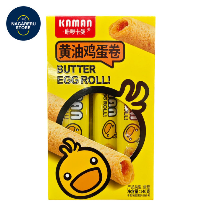 

Kaman egg roll with butter milk flavor (egg roll mentega) 140gr