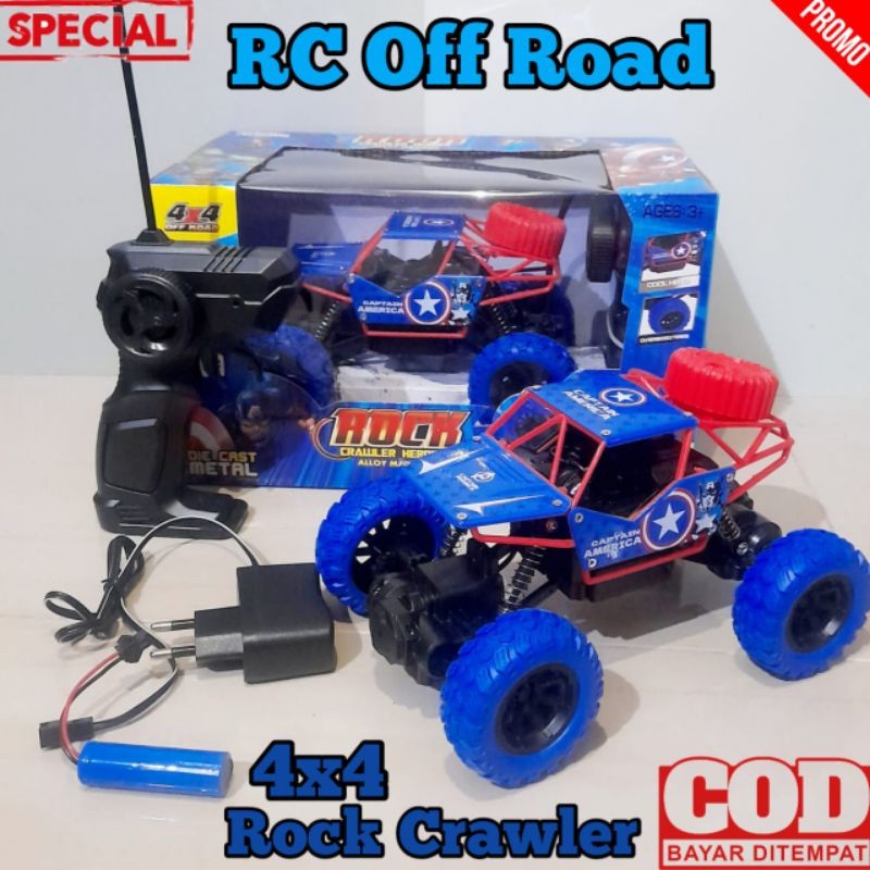 ORANSHOP Mainan Mobil Offroad 4x4 Remote Control Rock Crawler