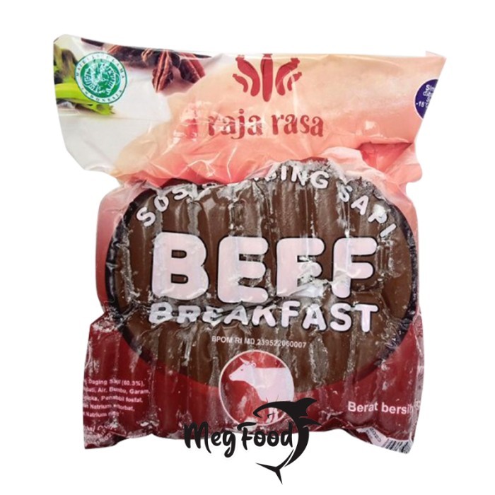 

Raja Rasa Beef Breakfast Sausage 7 cm / Sosis Raja Rasa Grade H - 1 KG