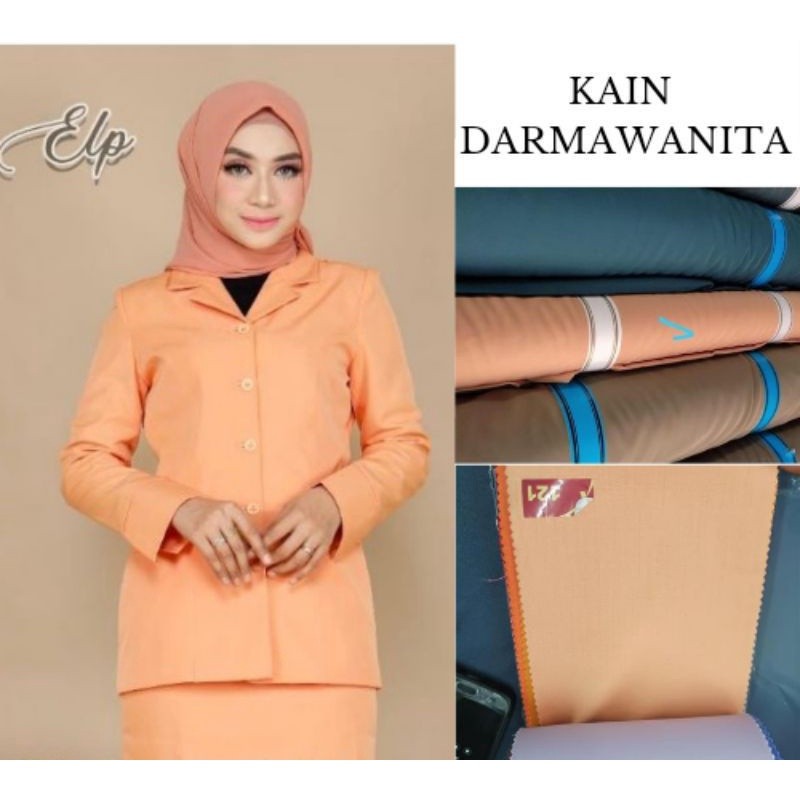 Bahan kain seragam darma wanita