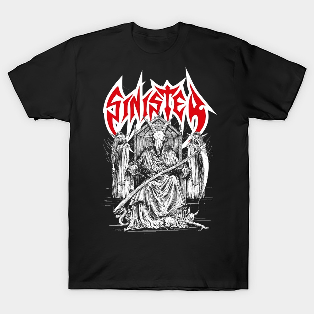 Kaos Musik band metal sinister sampai ukuran jumbo