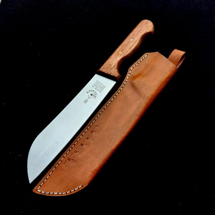 promo  -Pisau Dapur Stainless Sembelih Super Tajam Cap Garpu Orinal Jerman - Pisau+Sarung