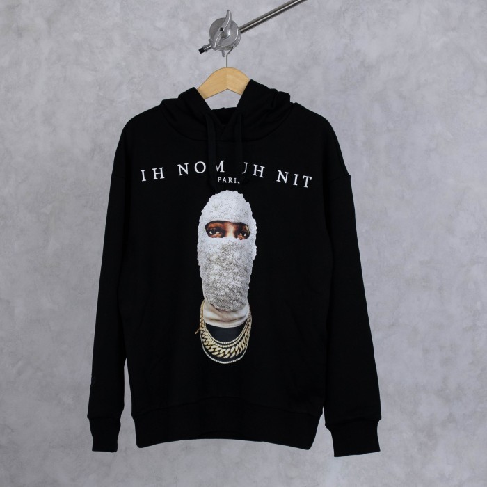 Jaket IH NOM UH NIT MUMMY BLACK HOODIE