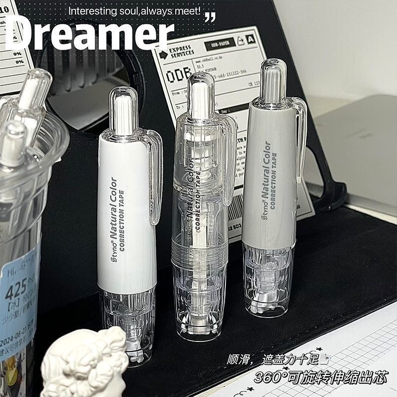 

Tipe X Aesthetic Alat Tulis Correction Tape Transparan Tip Ex Kertas Lucu School Stuff