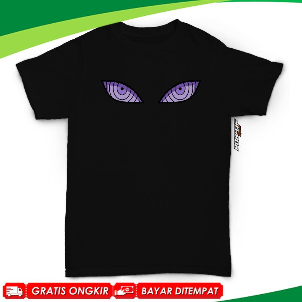 [Bisa COD] Termurah Baju Kaos Mata Ungu Naruto Variasi Truk Bus Viral RS