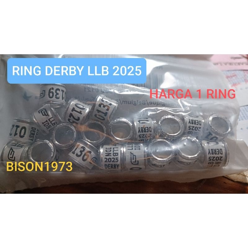 RING DERBY LLB 2025 MERPATI POS/ RACING PIGEON (WHITE/PUTIH)