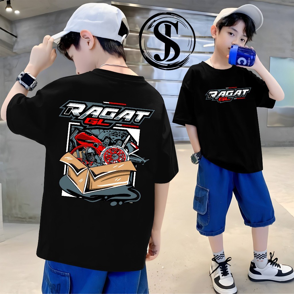 Baju Kaos Atasan Anak Ragat Honda Gank Herex Gl 100 Gl100 Max Pro Distro Original Murah Keren Bahan 