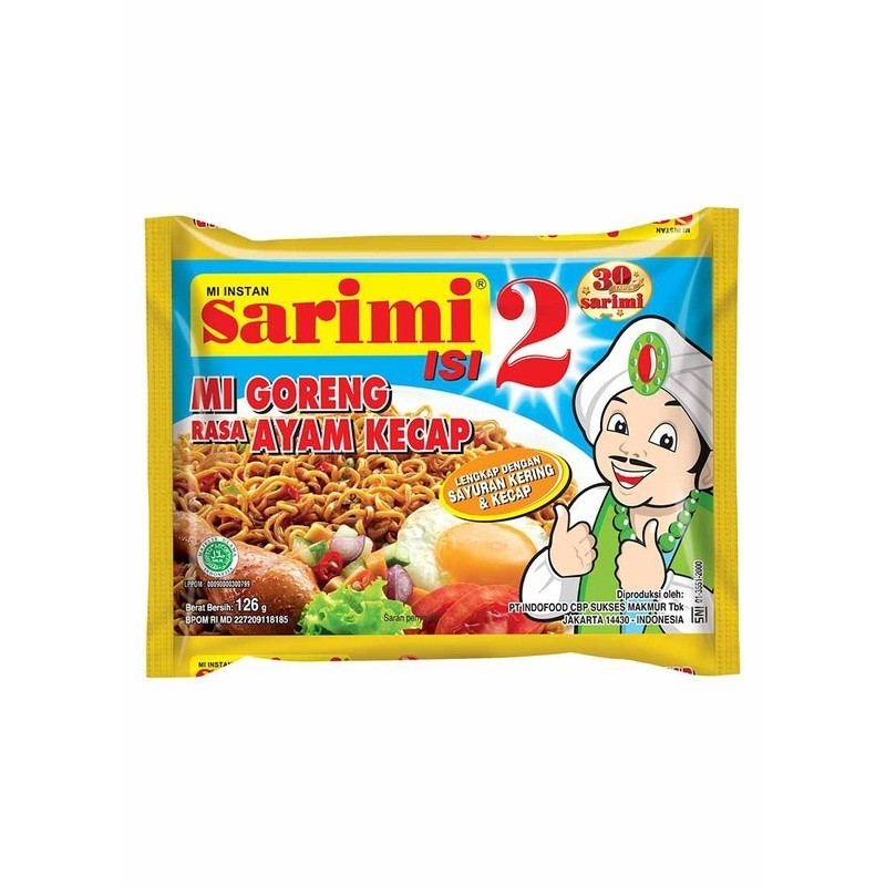 

Sarimi Isi 2 Mi Goreng Rasa Ayam Kecap