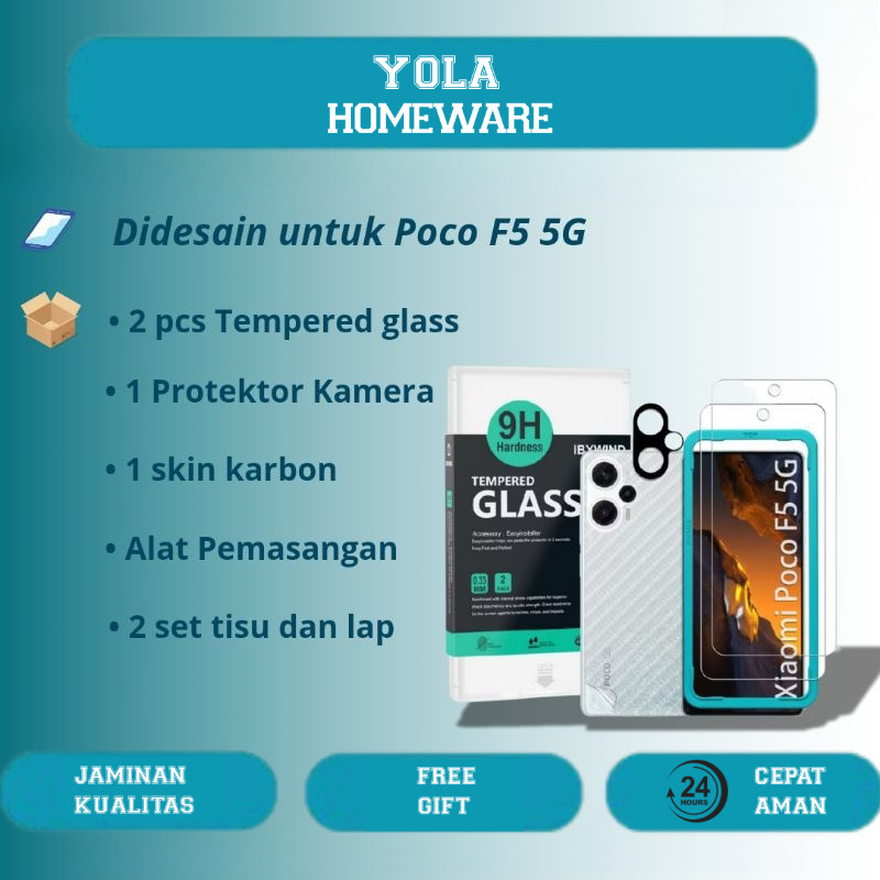 Tempered Glass Poco F5 merk Ibywind
