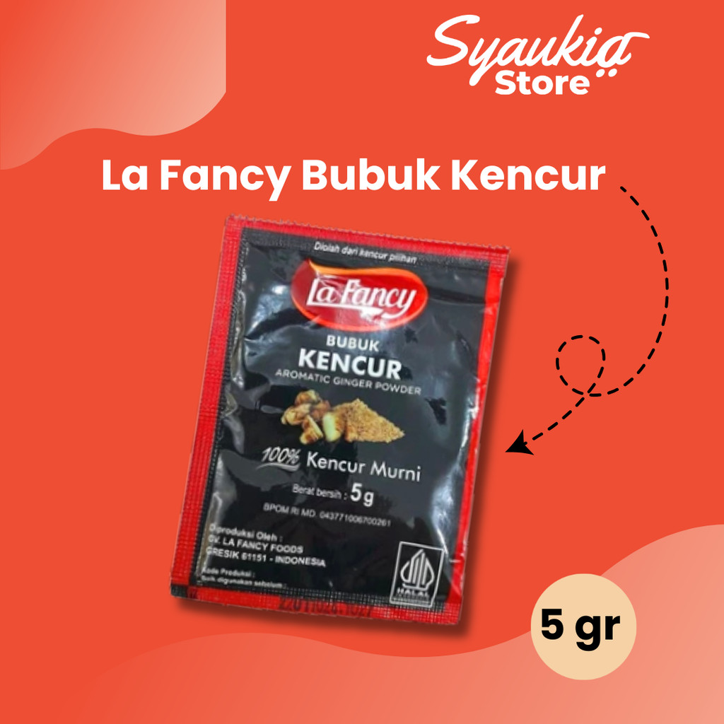 

La Fancy Bubuk Kencur 5 g - Bumbu Rempah 100% Ori Syaukia Store