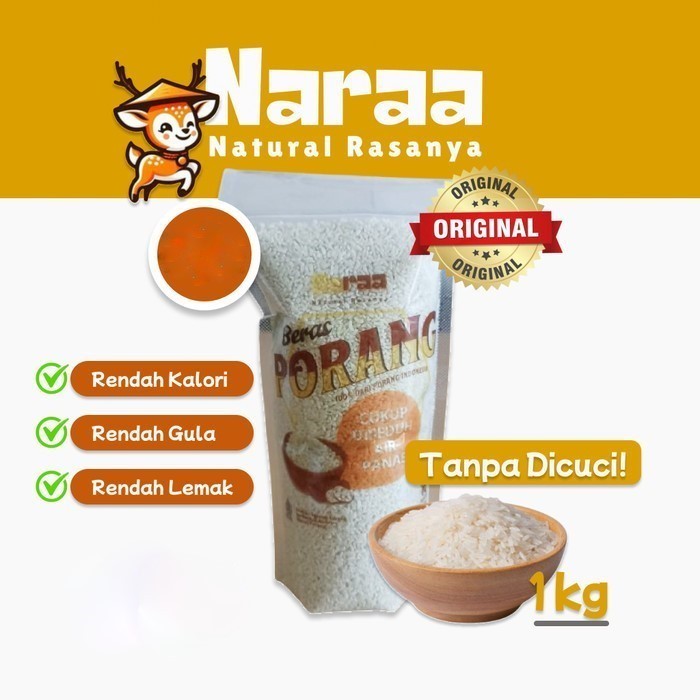 

Naraa Beras Porang 1kg Beras Untuk Diet