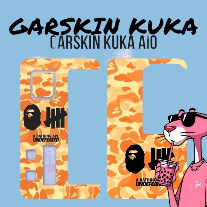 

- Stiker Garskin Kuka AlO Original Desain Full Motif Bisa Custom Anti Air Tahan Lama