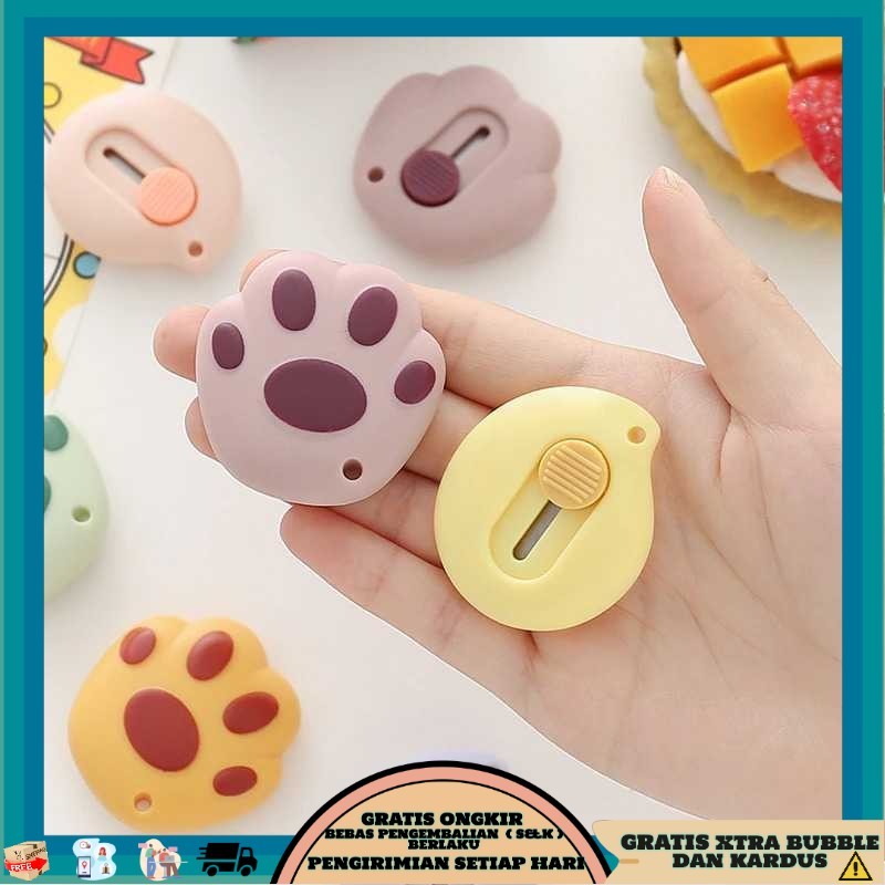 

MOHAMM Pisau Cutter Mini Pemotong Kertas Desain Cat Paw - OL-6101