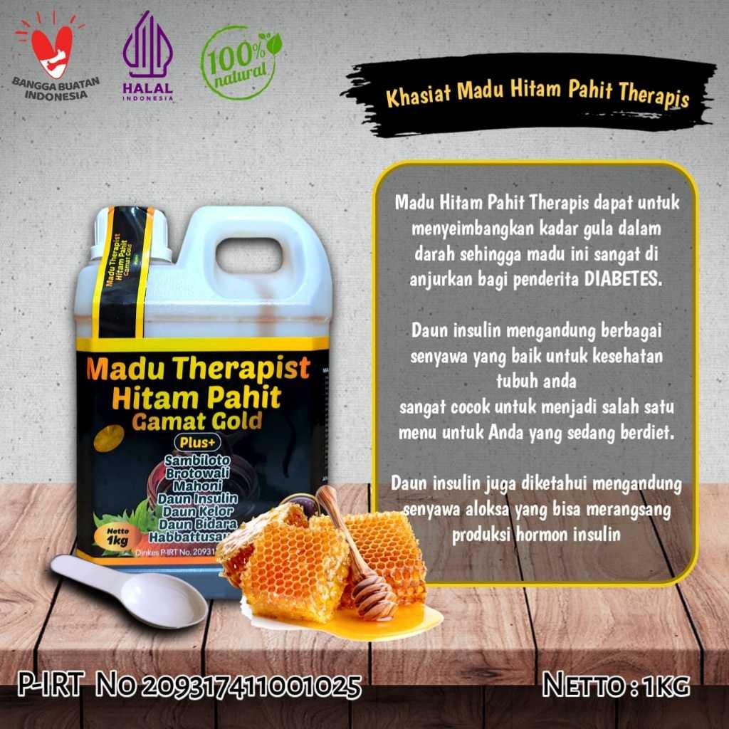 

Madu Hitam Pahit Therapist 1kg (KEMASAN BARU)