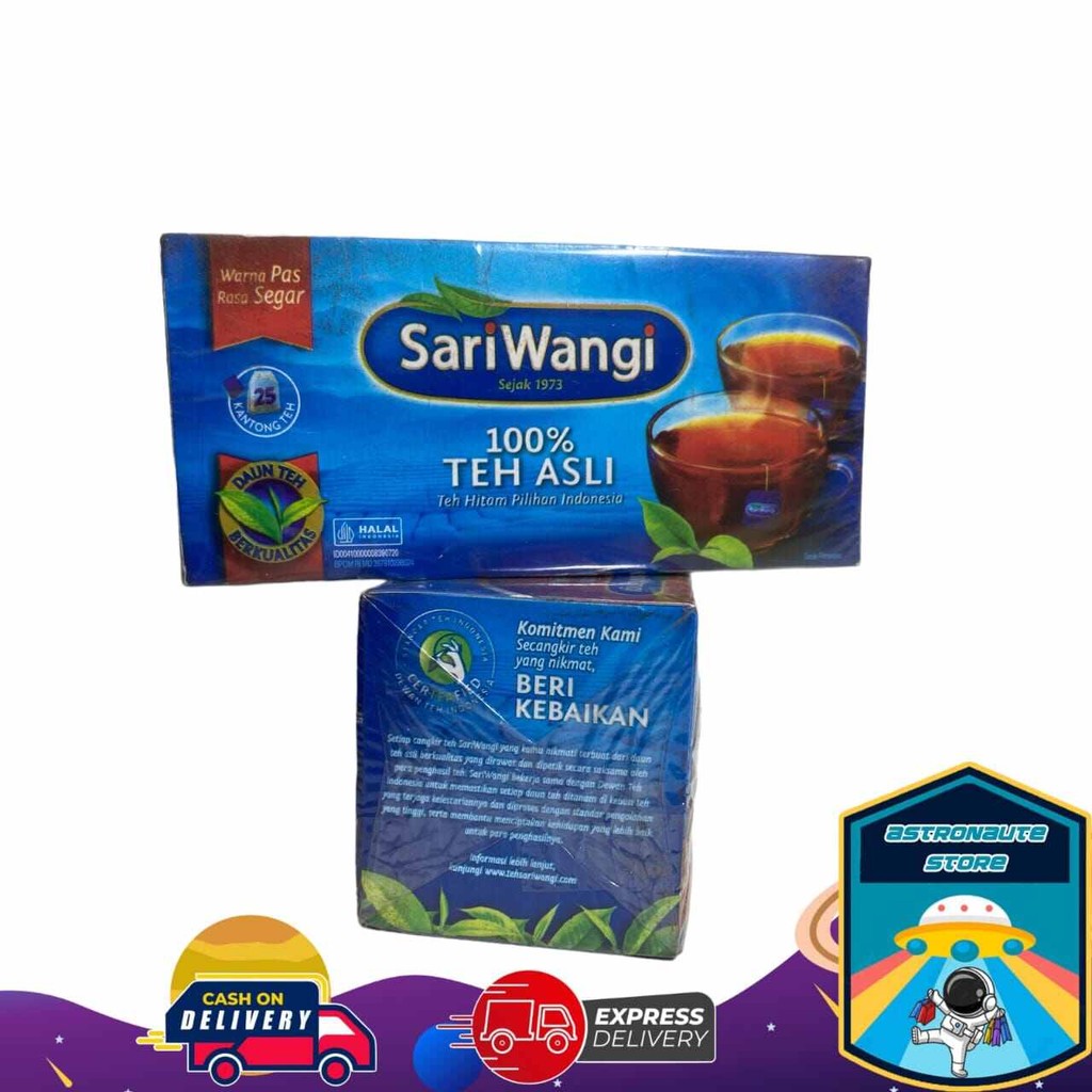 

Teh Sariwangi Satu Box 100% Teh Alami isi 25pcs