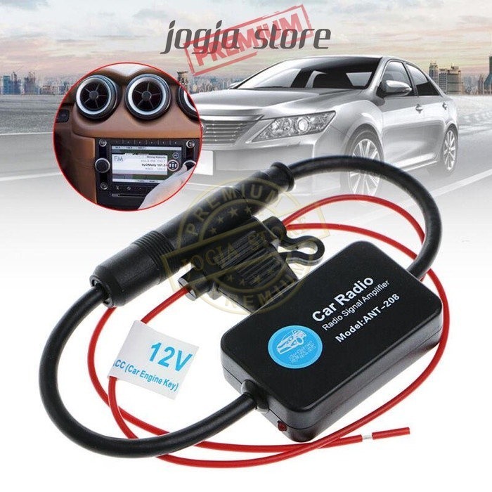 Signal Booster Radio FM Penguat Sinyal Antena Mobil Car Radio Aerials